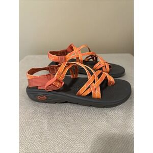 Chaco Sandals Women's 9 Z/Volv X2 Double Strap Sport Orange Peach